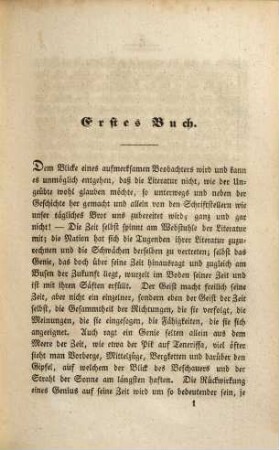 Deutschland's jüngste Literatur- und Culturepoche : Characteristiken