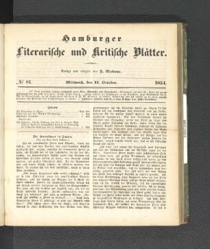 No. 81. 11. Oktober 1854