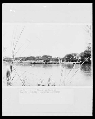 Häuser am Kanalufer (Barrage du Nil)