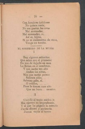 El sombrero de la mujer