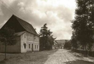 Gottesgab (heute Boží Dar / Tschechien). Straßenbild