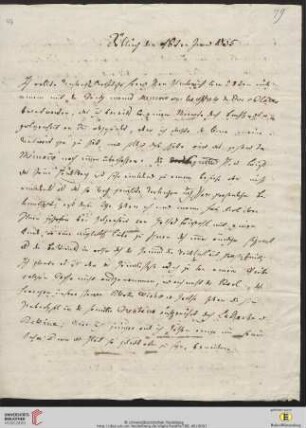 Brief von Joseph von Hammer-Purgstall an Friedrich Creuzer