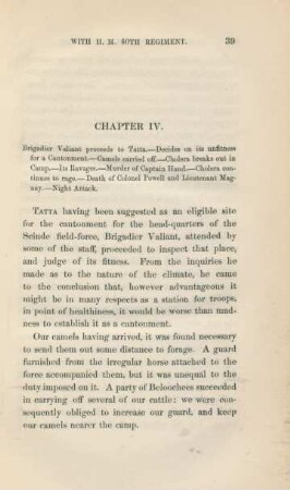 Chapter IV. Brigadier Valiant proceeds to Tatta ...