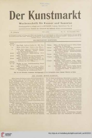 Nr. 12 (22. Dezember 1911)