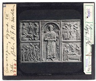Berlin, Bode-Museum: Passionsszenen, Elfenbeintafel, byzantinisch, 13. Jhd.