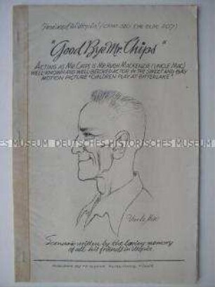 Hektografierte Schrift "Good bye Mr. Chips" aus dem britischen Lager Camp 380 für deutsche Kriegsgefangene (in englischer Sprache)