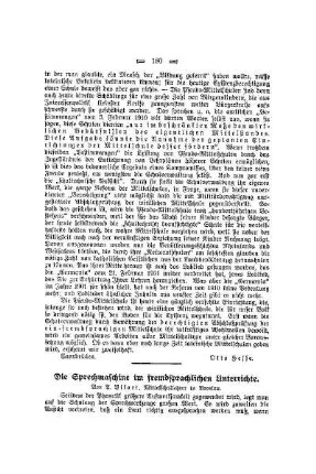 Die Sprechmaschine im fremdsprachlichen Unterrichte