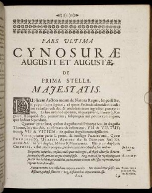 De Prima Stella. Majestatis.