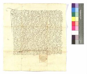 Lorenz Süntzel, Gefängnis; Siegel: Kunz von Veilsdorf.