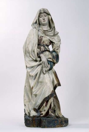 Trauernde Maria aus einer Kreuzigung Christi