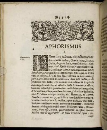 Aphorismus I. - Aphor. XXXVII.