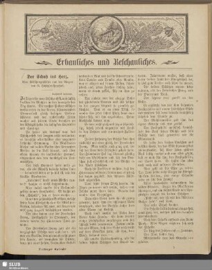 Erbauliches und Beschauliches