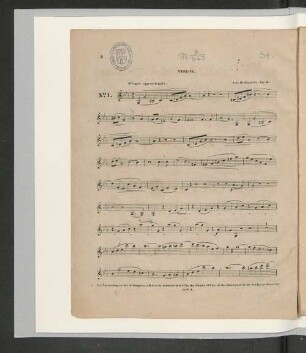 No. 1. Violon.