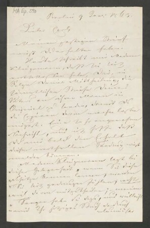 Brief an Carl Mendelssohn Bartholdy : 09.01.1863