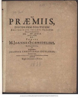 De Praemiis