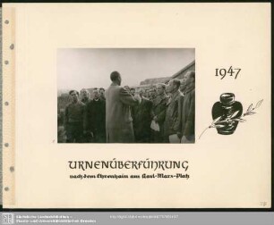 Urnenüberführung nach dem Ehrenhain