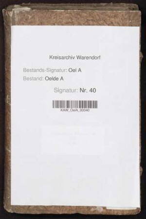 Oelder Kirchspielrechnungen