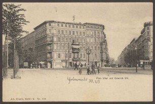 Ansichtskarte „Plan Ufer und Boeckh Str.“, Grimmstraße [1/2]