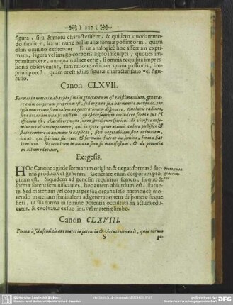 Canon CLXVIII