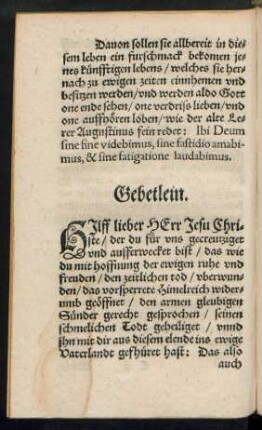 Gebetlein.