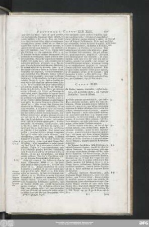 Caput XLIII. De Exilio, carcere, cruciatibus, cessione bonorum, sive de ferenda rapina, aut tradendis facultatibus: item de Silentio.