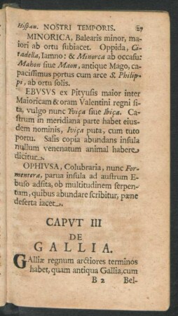 Caput III. De Gallia.