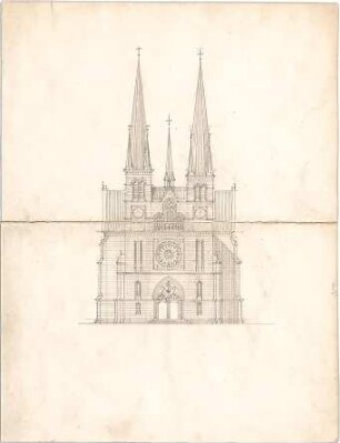 Schmidt, Heinrich von; München; St. Maximilian - Ansicht