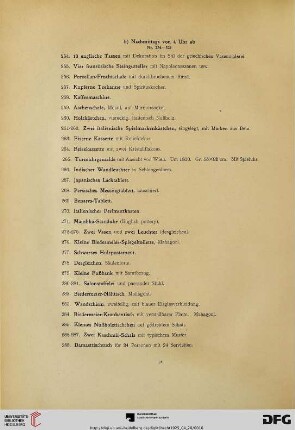 b) Nachmittags von 4 Uhr ab (Nr. 254-521)