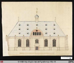 [Ansicht der Clausthal-Zellerfeldschen Kirche].