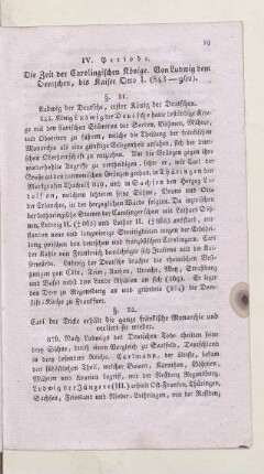 IV. Periode