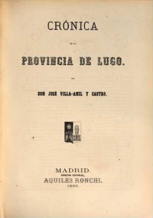 Crónica de la provincia de Lugo