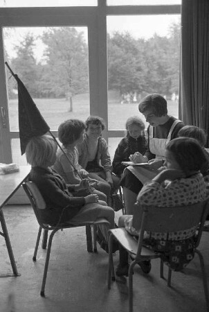Ferienerholung für Kinder in der Gustav-Jacob-Hütte des Evangelischen Gemeindedienstes.