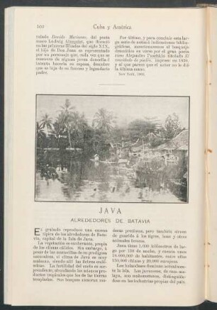Java. : Alrededores de Batavia.