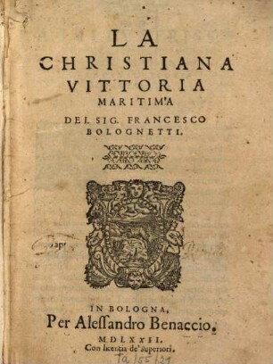 La christiana vittoria maritima