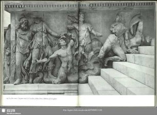 29 La frise ouest: La paroi nord de l'escalier, Nérée, Doris, Okéanos (?) des géants