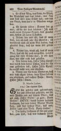 288-303, Gott sey gelobt und gebenedeyet...