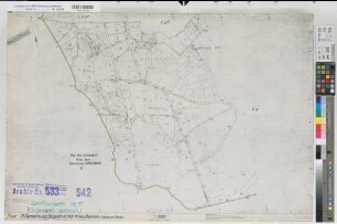 Dingden (Hamminkeln), Flurbereinigung Dingden, Bl.17 Schätzungsriß Planbl.I (Kopie)