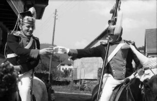 Oberharmersbach: Appell der Badischen Bürgerwehren; Harmersbacher Ulanen