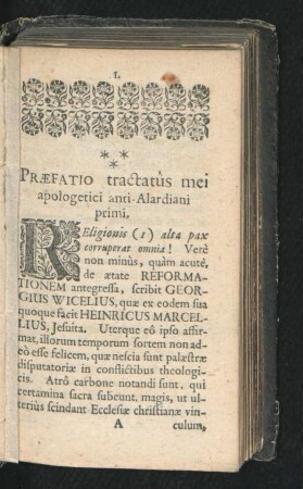 Praefatio tractatus