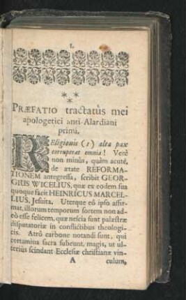 Praefatio tractatus