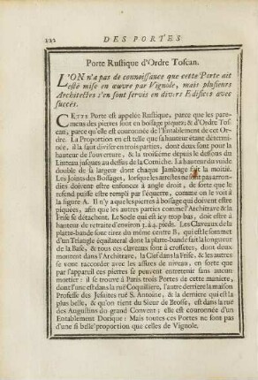 Porte Rustique d'Ordre Toscan