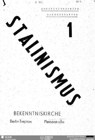 1: Stalinismus