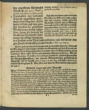 Anderes Argument oder Beweiß.
