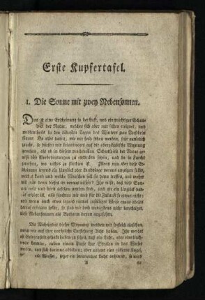 Erste Kupfertafel [- Eilfte Kupfertafel]