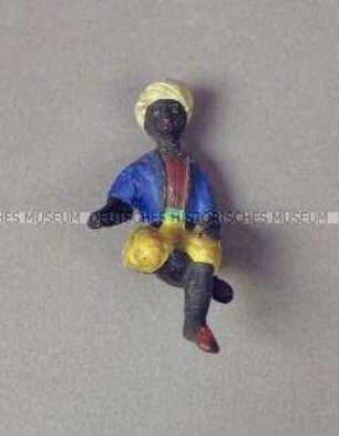 Figuren einer Weihnachtskrippe - Mohrenknabe