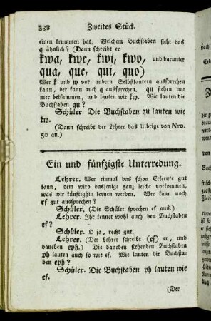 Ein und fünfzigste Unterredung. - Sechszigste Unterredung.