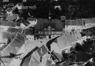 Rathaus von Gernrode : Blickrichtung Norden
