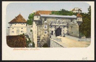 252, Hohentübingen, Burgthor.