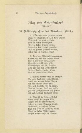 Mar von Schenkendorf