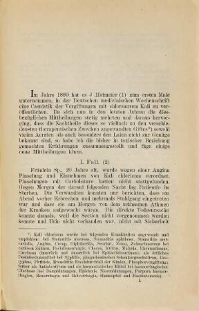Zur Casuistik der Vergiftungen mit chlorsaurem Kali : Inaug.-Diss.
